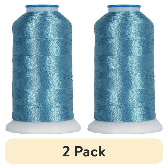 (2 pack) Polyester Machine Embroidery Thread by Threadart - No. 322 - Ozone - 1000M - 220 Colors