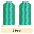 thumbnail image 1 of (2 pack) Polyester Machine Embroidery Thread by Threadart - No. 355 - Teal - 1000M - 220 Colors, 1 of 10