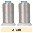 thumbnail image 1 of (2 pack) Polyester Machine Embroidery Thread by Threadart - No. 414 - Silver Grey - 1000M - 220 Colors, 1 of 10
