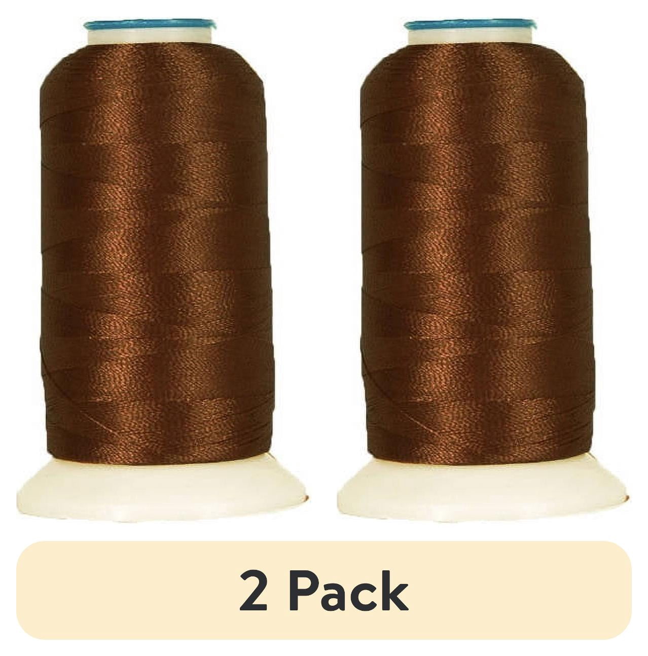 (2 pack) Polyester Machine Embroidery Thread by Threadart - No. 422 ...
