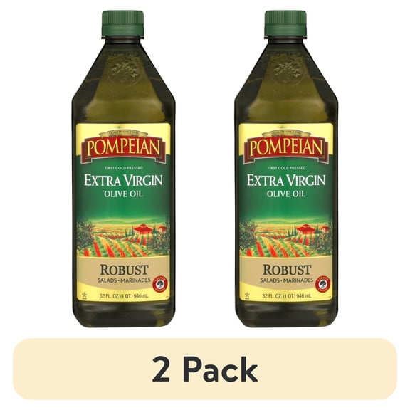 (2 pack) Pompeian Robust Extra Virgin Olive Oil - 32 fl oz