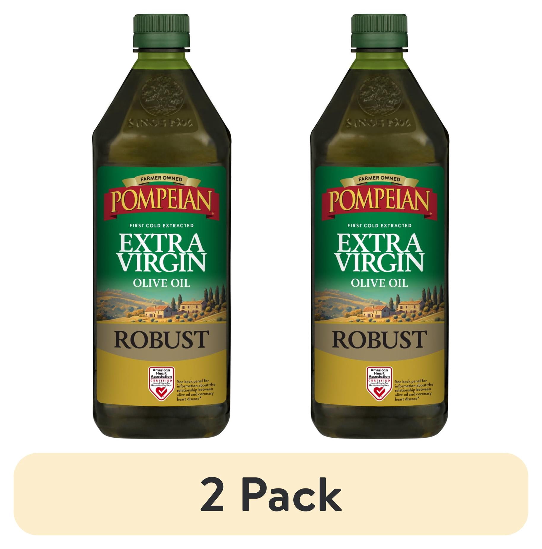 2 pack) Pompeian Robust Extra Virgin Olive Oil - 32 fl oz