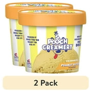 (2 pack) Pooch Creamery Ice Cream Mix for Dogs - Peanut Butter Flavor