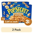 thumbnail image 1 of (2 pack) Pop Secret Popcorn, Sweet 'n Crunchy Caramel Microwave Popcorn, 2.64 oz Bags, 3 Ct, 1 of 7