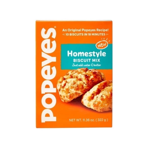 2 pack Popeyes Homestyle Biscuit Mix, 11.36 Ounces