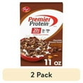 thumbnail image 1 of (2 pack) Post Premier Protein Chocolate Almond Cereal, Chocolatey Protein Cereal, Crunchy 11 oz Box, 1 of 7