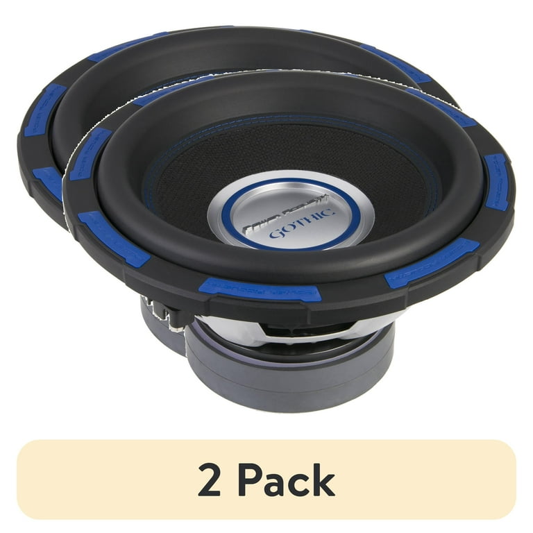 2 pack) Power Acoustik Gothic Series GW-124 Premium 12
