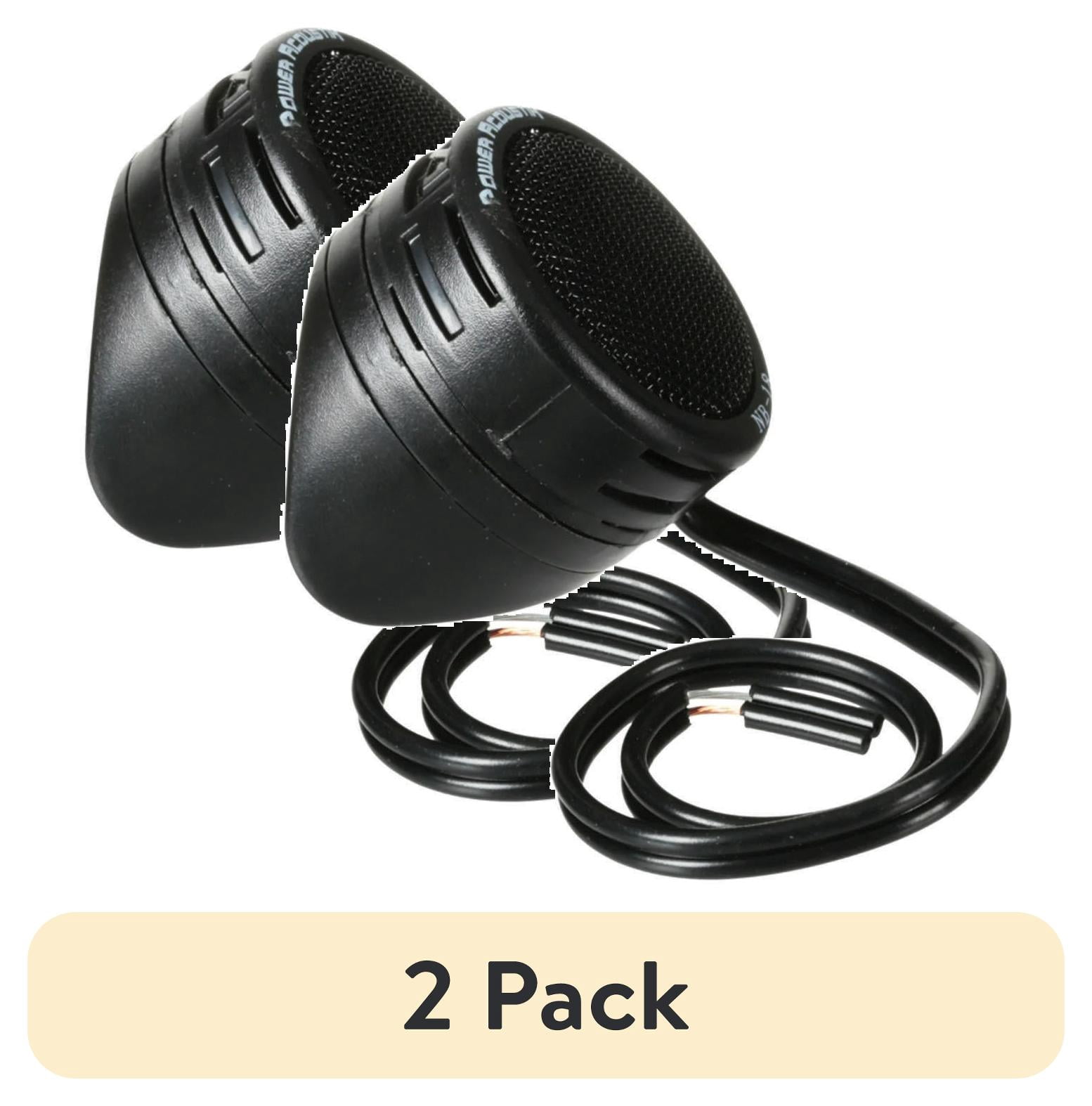 2 pack) Power Acoustik NB-18 200 Watt Max Super Tweeter for Car