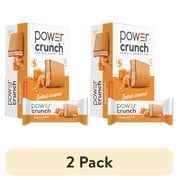 (2 pack) Power Crunch Salted Caramel Bars 1.4oz, 5 Count