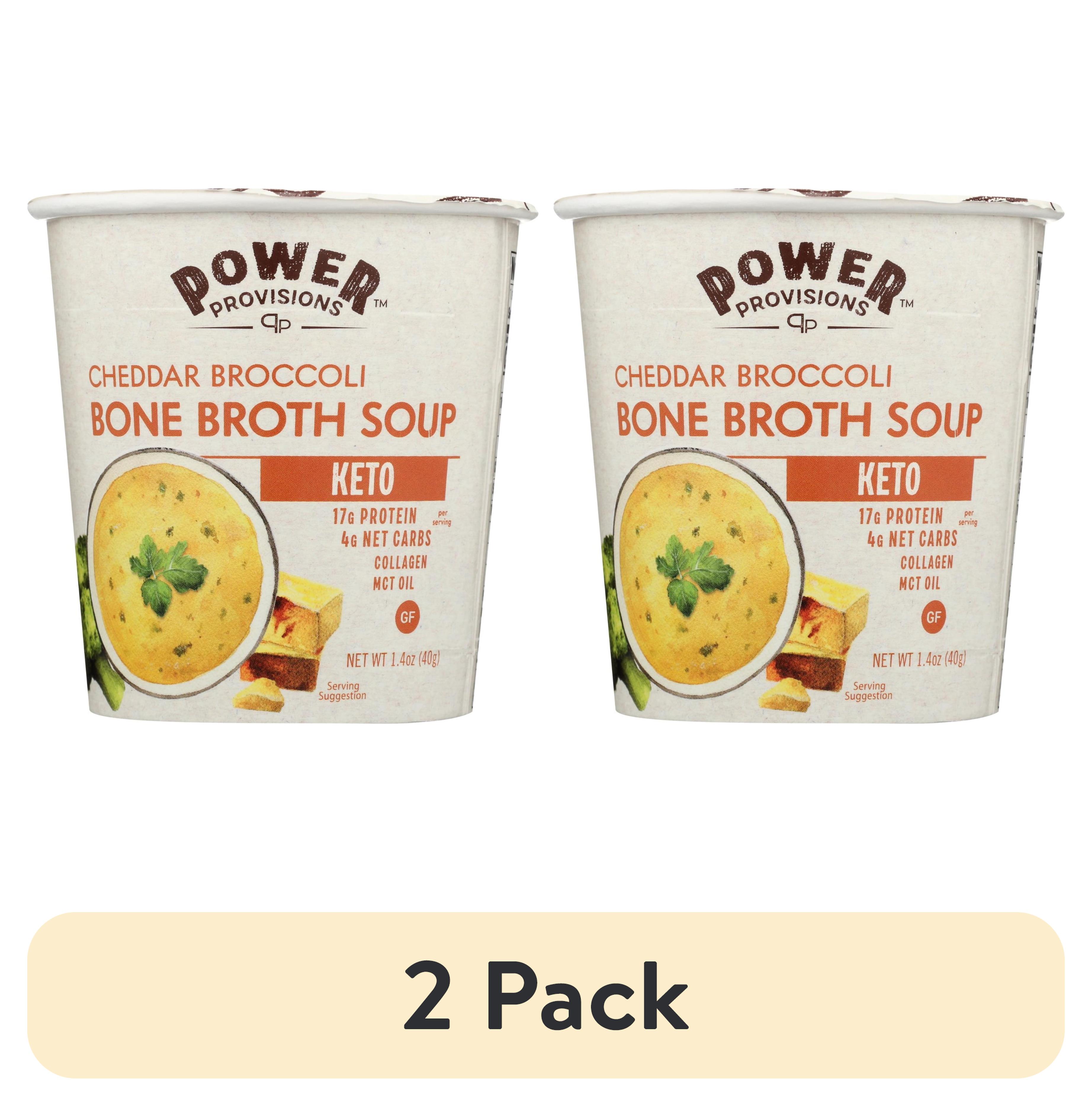 (2 pack) Power Provisions - Soup Bn Brth Chd Broc Ket - CS of 6-1.4 OZ