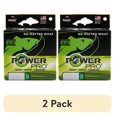 (2 pack) PowerPro Braided Fishing Line, 10lb x 150yd grn,  [21100100150E]