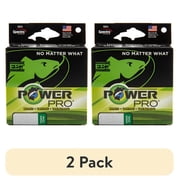 2 pack PowerPro Braided Fishing Line, 10lb x 150yd grn, [21100100150E]