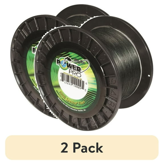 (2 pack) PowerPro Braided Fishing Line, 30lb x 300yd grn,  [21100300300E]