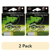 2 pack PowerPro Braided Fishing Line, 40lb x 150yd ylw, [21100400150Y]