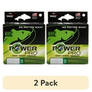 2 pack PowerPro Braided Fishing Line, 40lb x 300yd grn, [21100400300E]