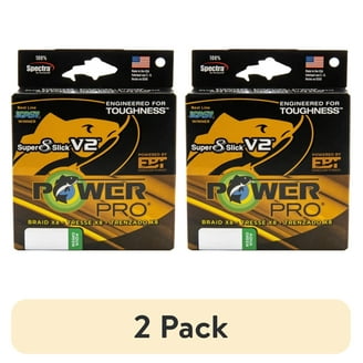 PowerPro Super8Slick V2 Braided Fishing Line, 20Lb 150Yd, Moss