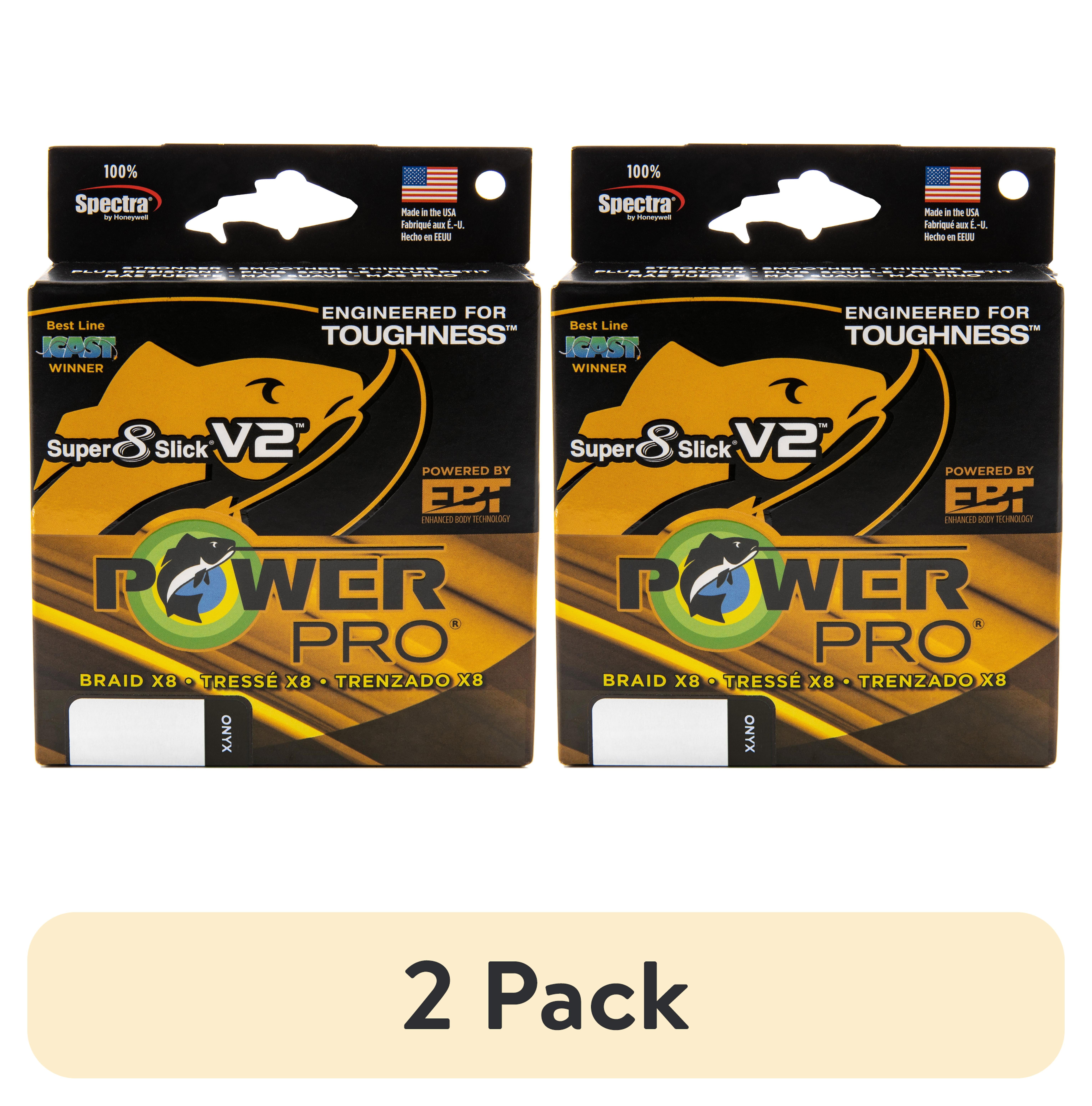 (2 pack) PowerPro Braided Fishing Line, Ppr Ssv2 20Lb 300Yd Onyx,  [31500200300X]