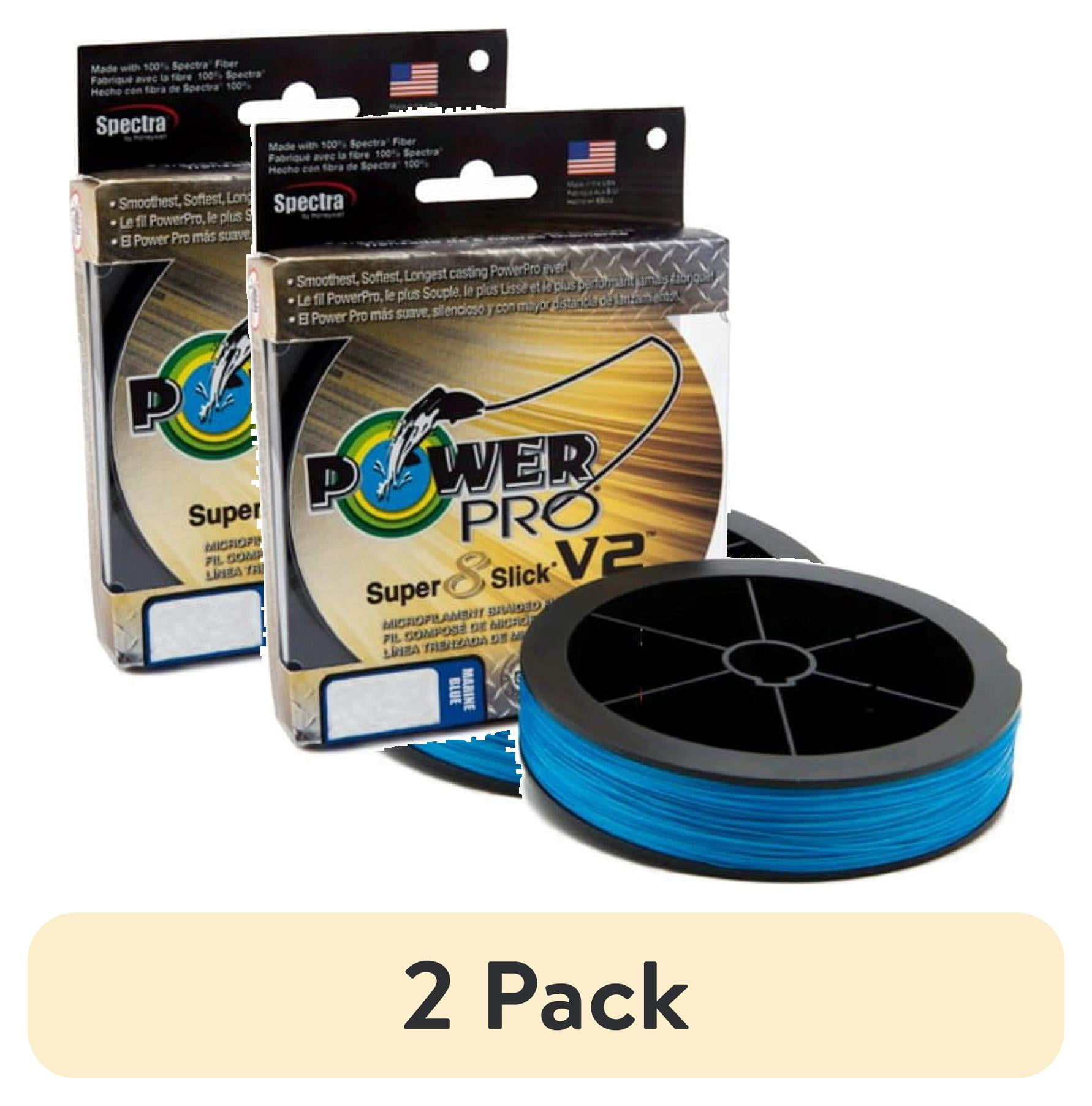 (2 pack) PowerPro Braided Fishing Line, Ppr Ssv2 40Lb 300Yd Blue,  [31500400300A]