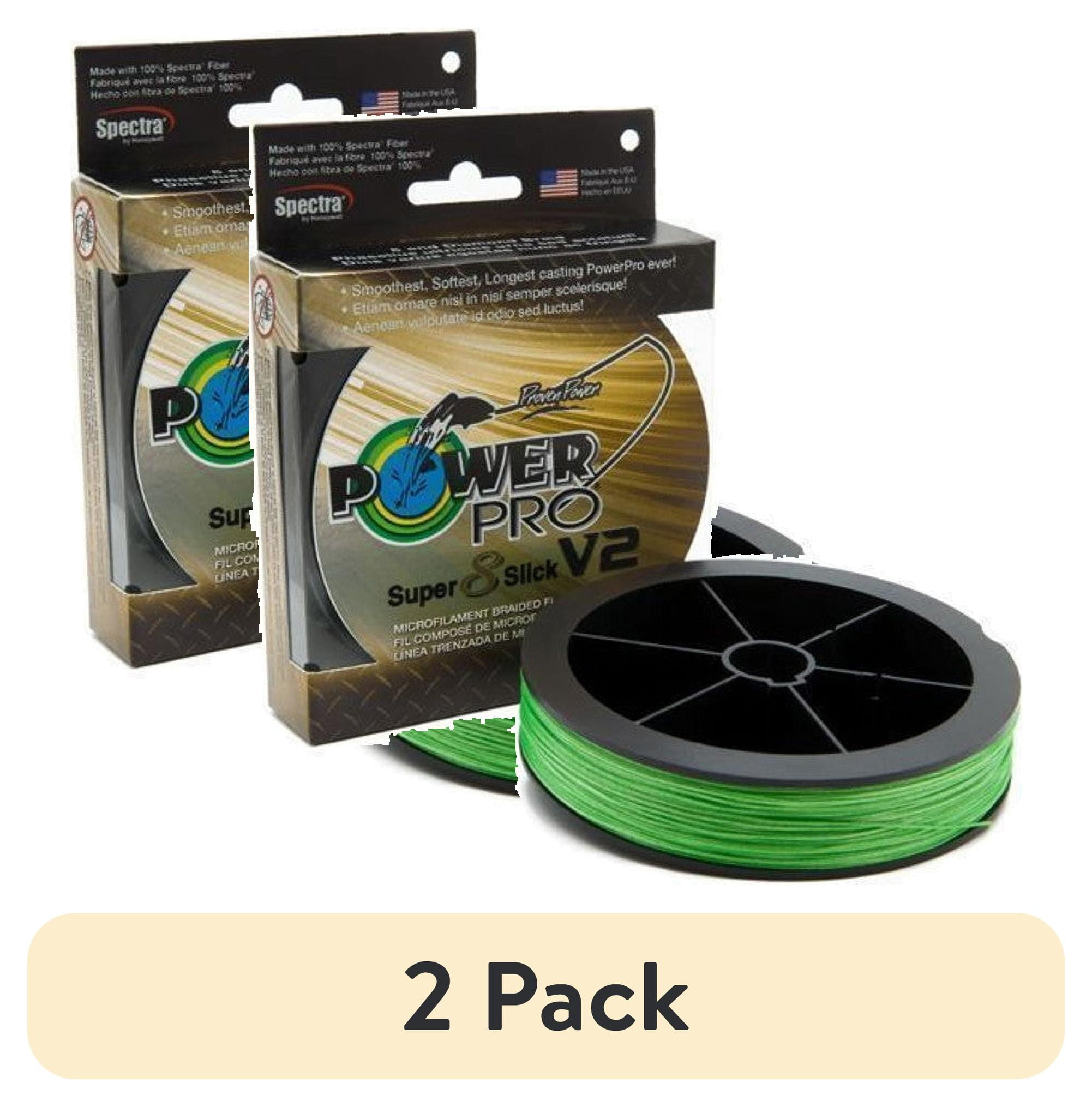 (2 pack) PowerPro Braided Fishing Line, Ppr Ssv2 80Lb 300Yd Aquagrn,  [31500800300C]