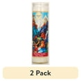 thumbnail image 1 of (2 pack) Prayer Candle Holy Trinity White Wax, 8 Inch, 1 of 7