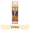 thumbnail image 1 of (2 pack) Prayer Candle Justo Juez White Wax, 8 Inch, 1 of 6