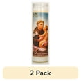 thumbnail image 1 of (2 pack) Prayer Candle St Anthony White Wax, 8 Inch, 1 of 7