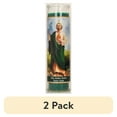 thumbnail image 1 of (2 pack) Saint Jude Green Wax 8 inch Prayer Candle, 1 of 7
