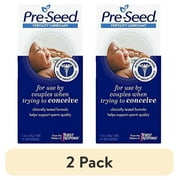 2 pack Pre-Seed Conception Fertility-Friendly Personal Lubricant 1.4 oz, 9 Count