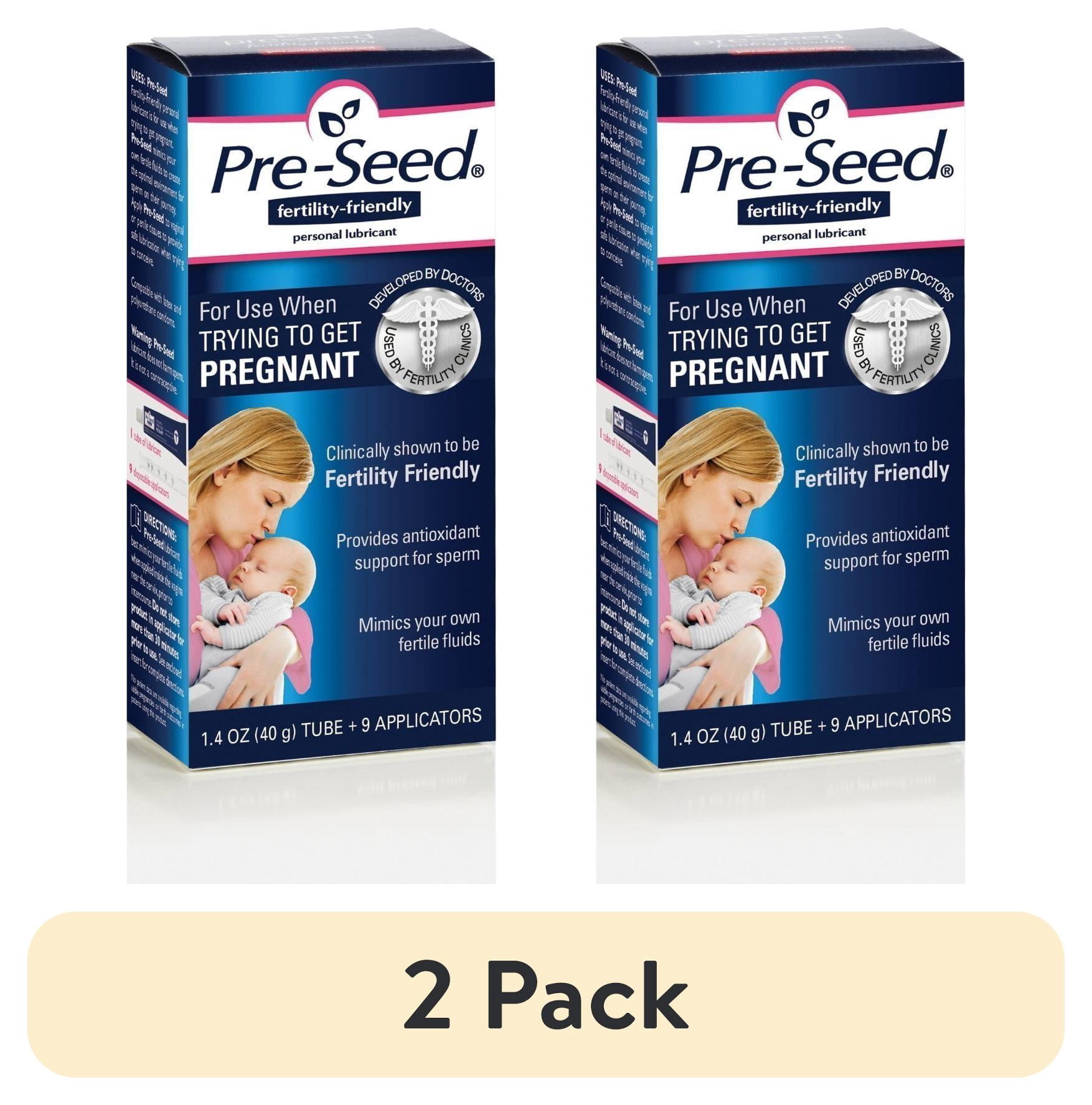 2 pack) Pre-Seed Fertility Lubricant, For Use by Couples Trying to Conceive
