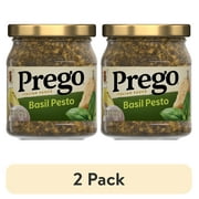 (2 pack) Prego Basil Pesto Sauce, 8 oz Jar