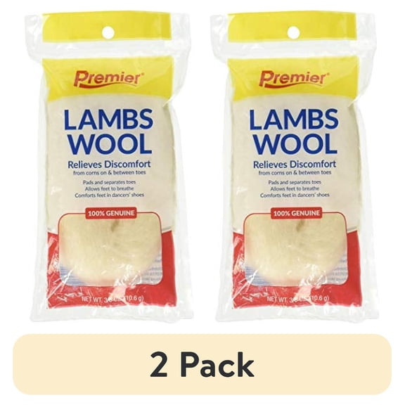 (2 pack) Premier Lambs Wool 3/8 oz