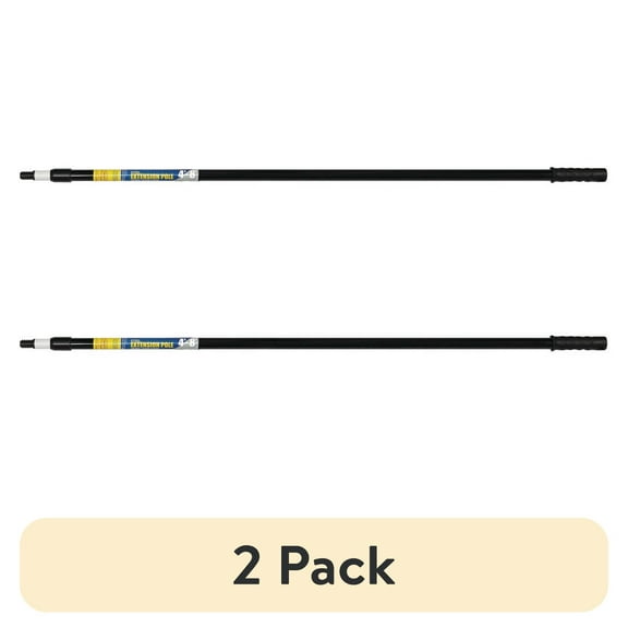 (2 pack) Premier Paint Roller 4-8ft Metal Extension Pole
