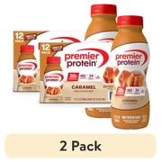 2 pack Premier Protein Shake, Caramel, 30g Protein, 11.5 Fl Oz, 12 Ct