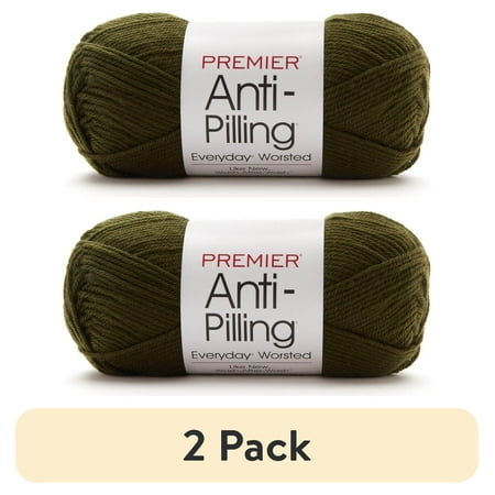 (2 pack) Anti-Pilling Everyday® Worsted