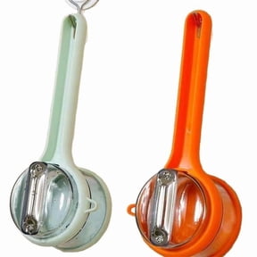 2 pack Premium Kitchen Peeler with Ergonomic Handle, Dual-Sided Stainless Steel Blade,smooth peeling, good results