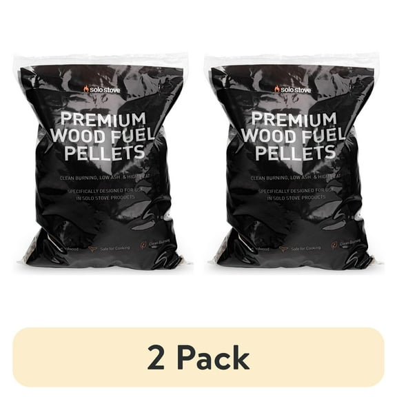 (2 pack) Premium Wood Fuel Pellets 1lb Bag