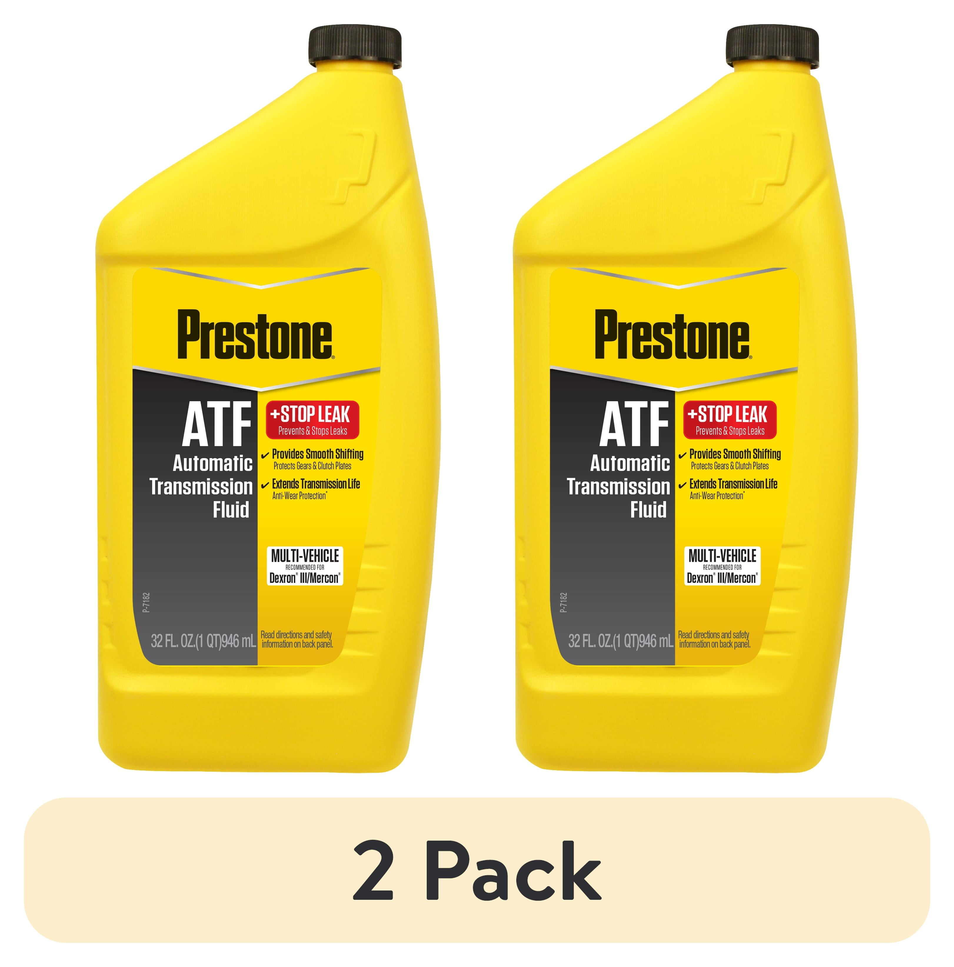 Prestone ATF + Stop Leak Automatic Transmission Fluid, 32 oz