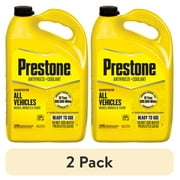 2 pack Prestone  Universal Antifreeze + Coolant, 50/50 Prediluted, Extended Life, All Vehicles, 1 Gallon