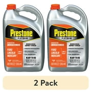2 pack Prestone Platinum American Orange Antifreeze and Coolant 50/50 1 Gallon