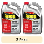 2 pack Prestone Platinum Asian Red Antifreeze and Coolant Prediluted 50/50 1 Gal