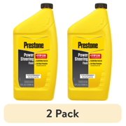 (2 pack) Prestone Power Steering Fluid Plus Stop Leak, 32 oz (1 Quarts)
