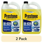 (2 pack) Prestone Windshield Washer Fluid , Cleaner/De-Icer, -34 Degrees, 1 Gallon.