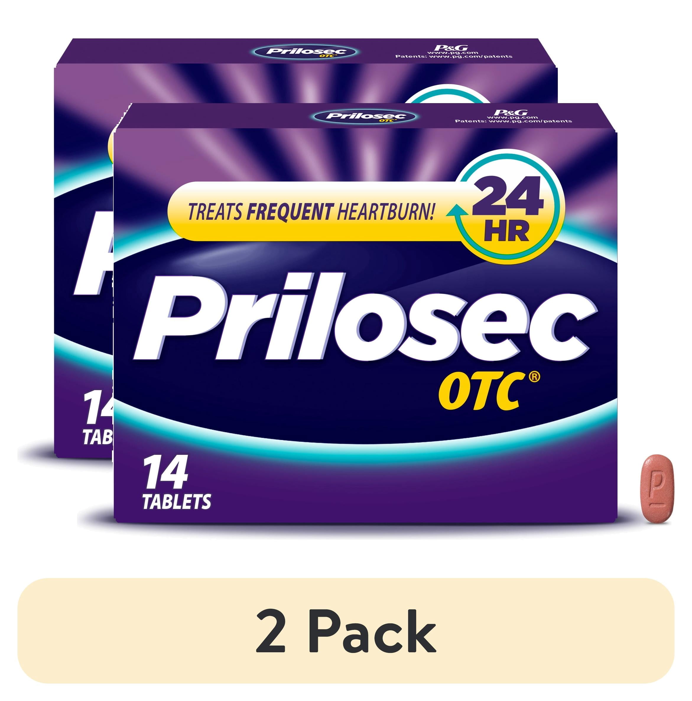 【O.T.C】 2-pack-Prilosec-OTC-Omeprazole