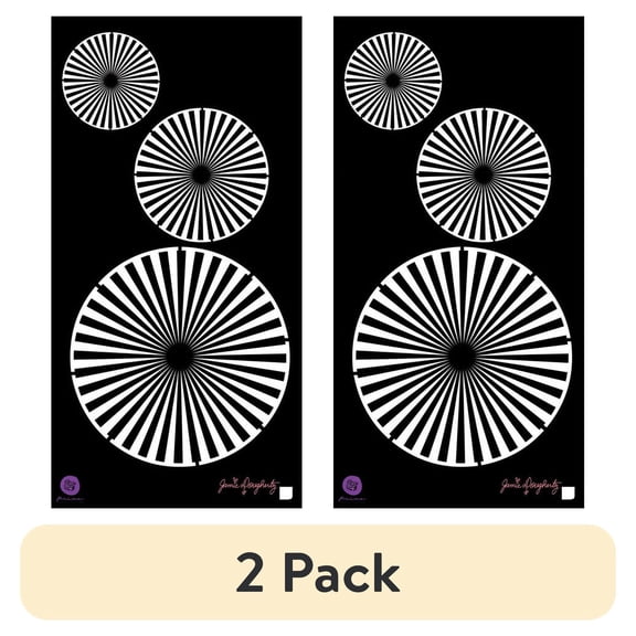 (2 pack) PRIMA MARKETING INC Jamie Dougherty Bloom Stencil, 6x12 UPC 655350980429