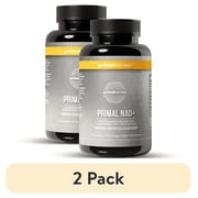 2 pack Primal Harvest NAD+ Supplement Nicotinamide Riboside, Trans-Resveratrol, Betaine, CoQ10, Energy Support, 60 Count, 1 Pack