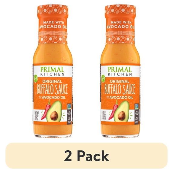 (2 pack) Primal Kitchen Original Buffalo Sauce 8.5 oz Bottle
