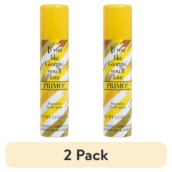 (2 pack) Primo Fragrance Body Spray for Women, 2.5 oz