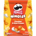thumbnail image 1 of Pringles Mingles Puffed Snacks, Cheddar And Sour Cream, Cheese Puffs, Salty Snacks, 5.5Oz Bag (1 Bag) Packaging May Vary - Pack of 2, 1 of 3