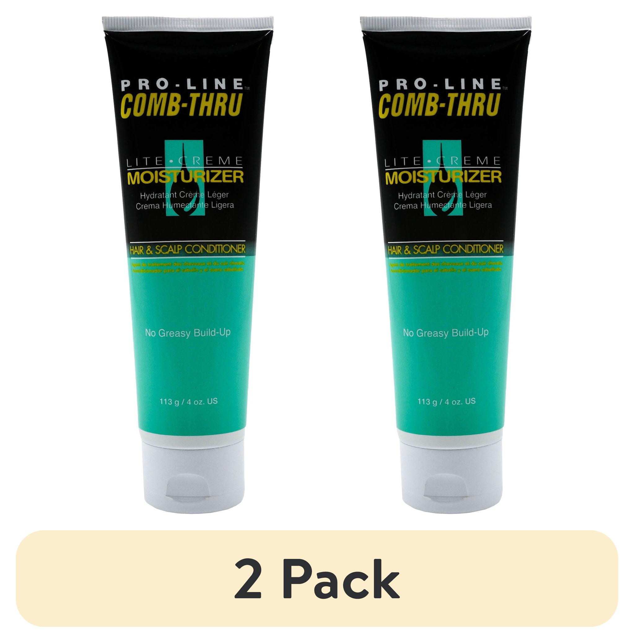 (2 pack) Pro Line Comb Thru Moisturizing Hair & Scalp Daily Conditioner, 4 oz