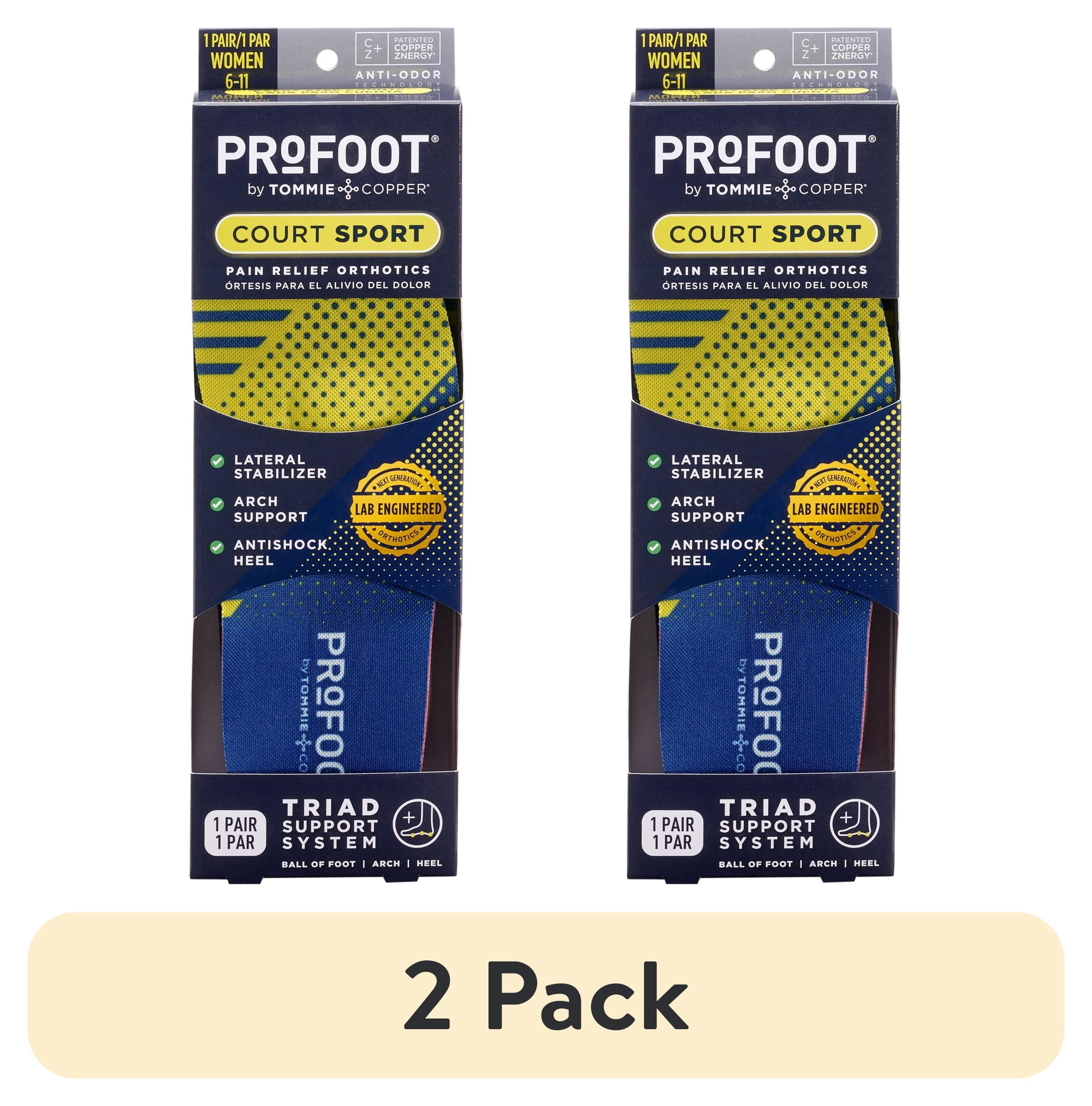 (2 pack) ProFoot TriadCrt W